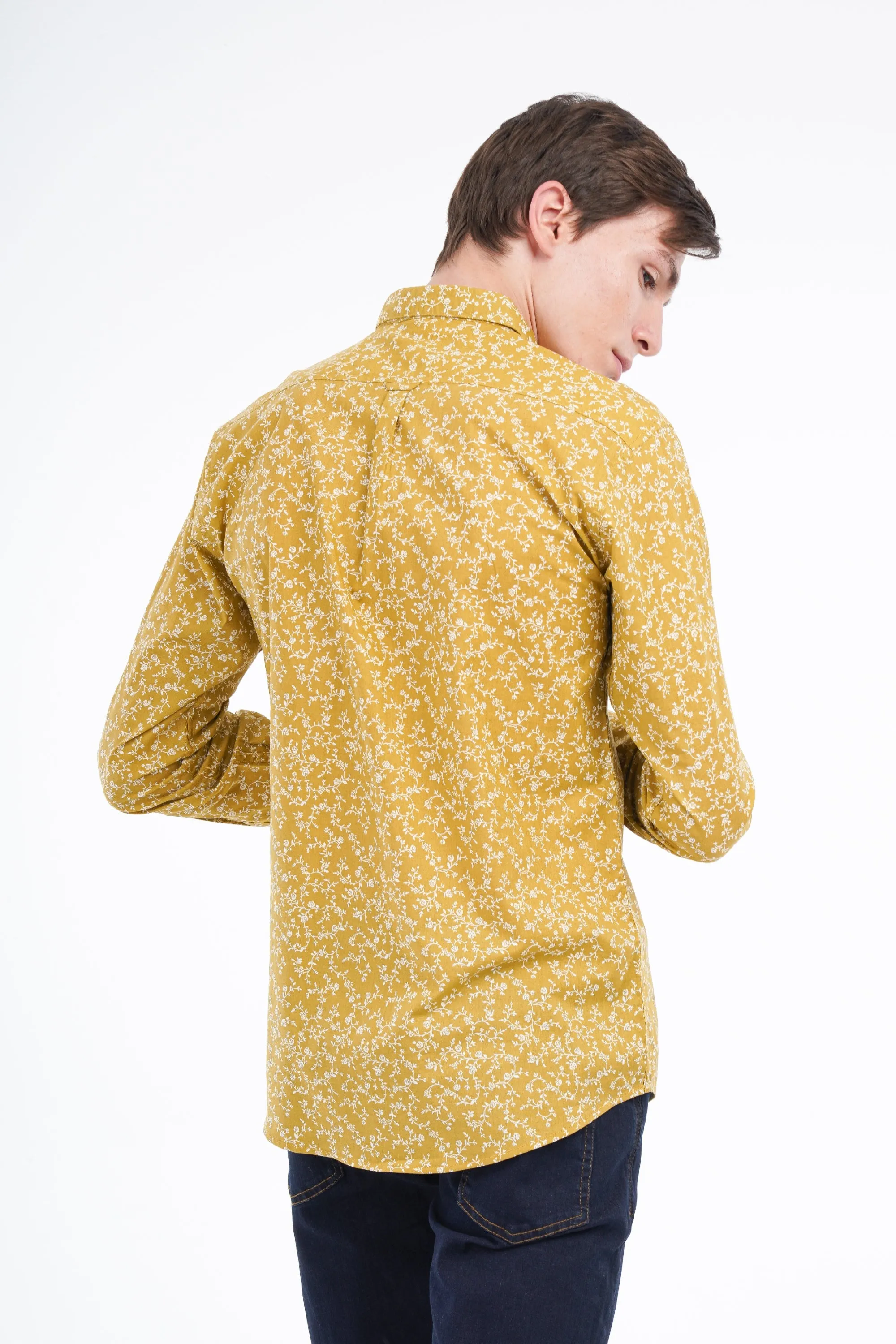Mustard Printed Shirt