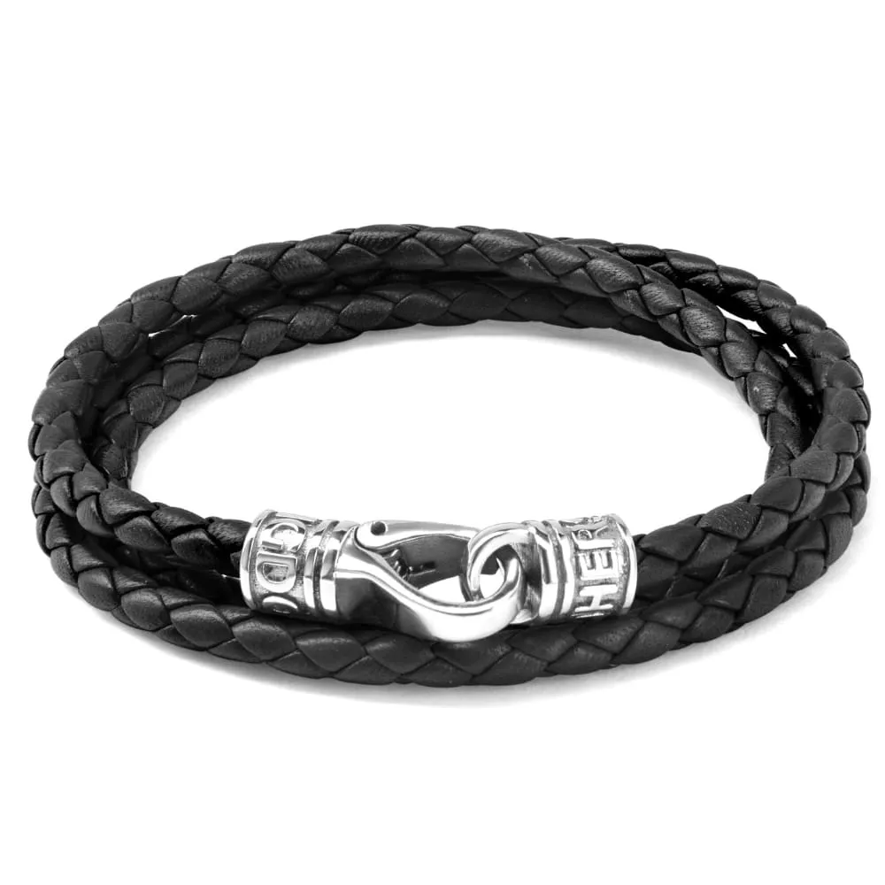 Nappa Leather Triple Wrap