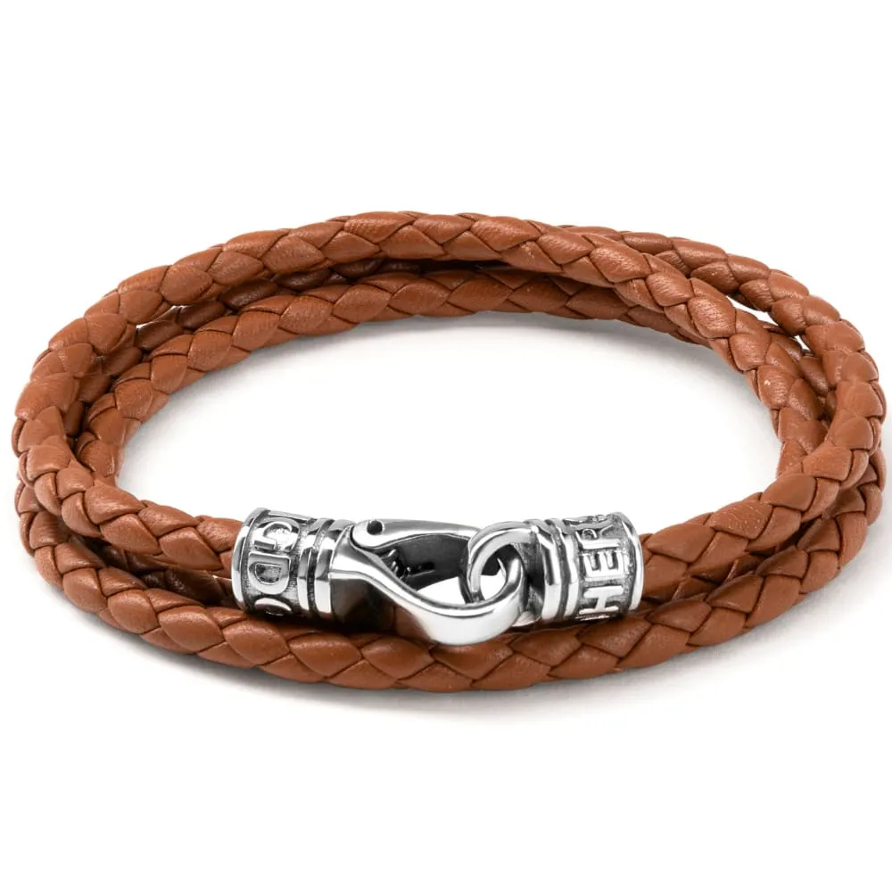 Nappa Leather Triple Wrap