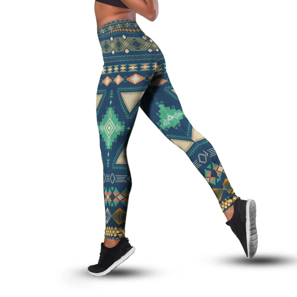 Native American Girl - Set Back Hollow Tank Top & Legging