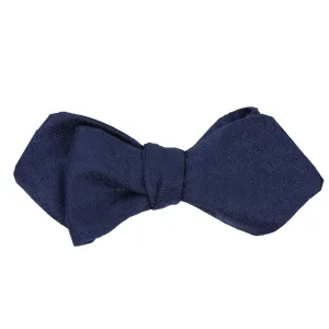 Navy Tonal Floral Formal Bow Tie
