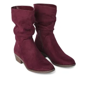 New George Women's Zoe Boots in Burgundy, Sz 9!