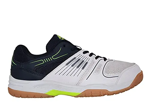 Nivia Men's 147NB05 Polyester Gel Verdict Badminton Shoes (Navy Blue, Size 8)