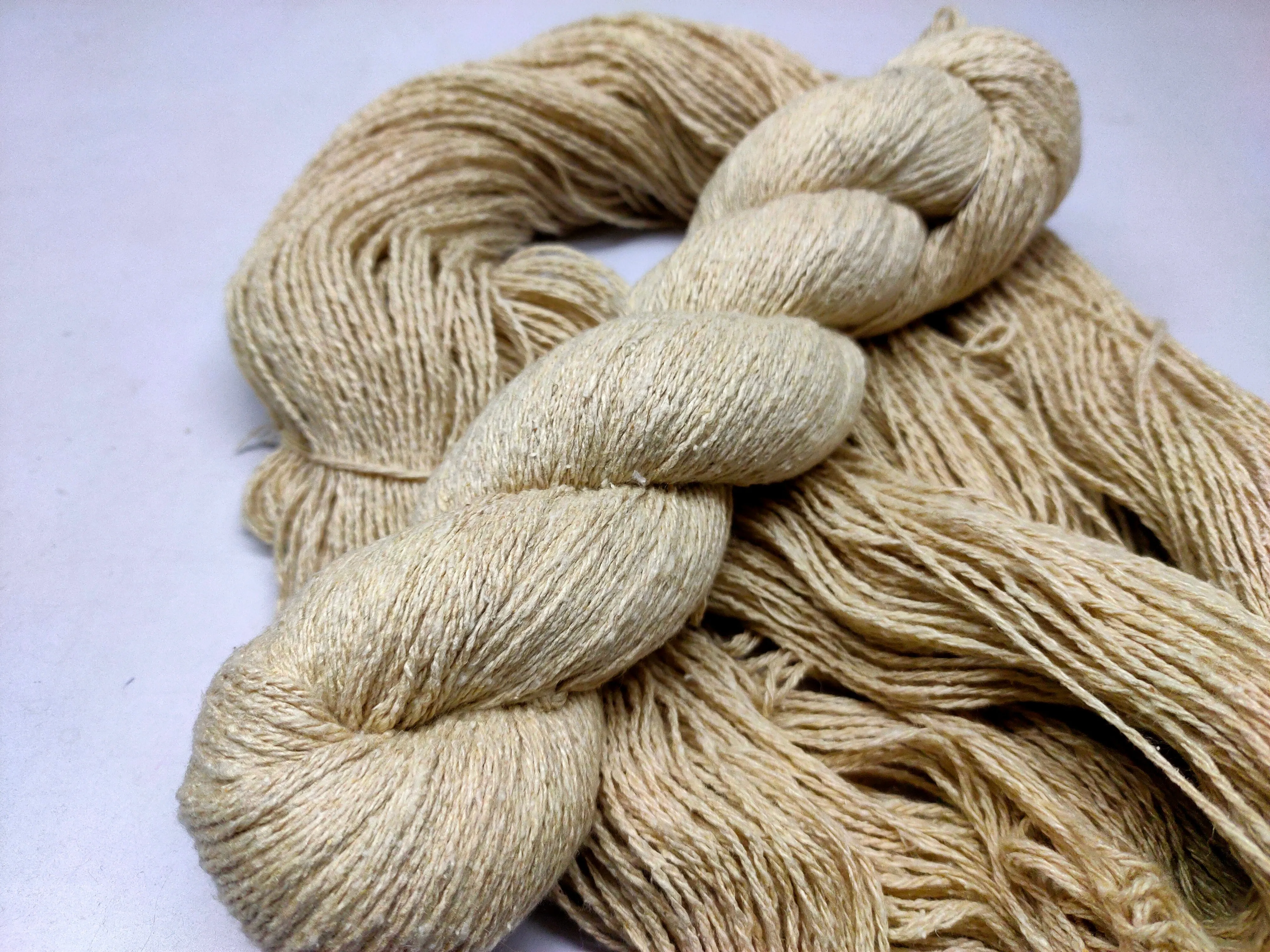 Noil Silk Yarn 7S 3PLY