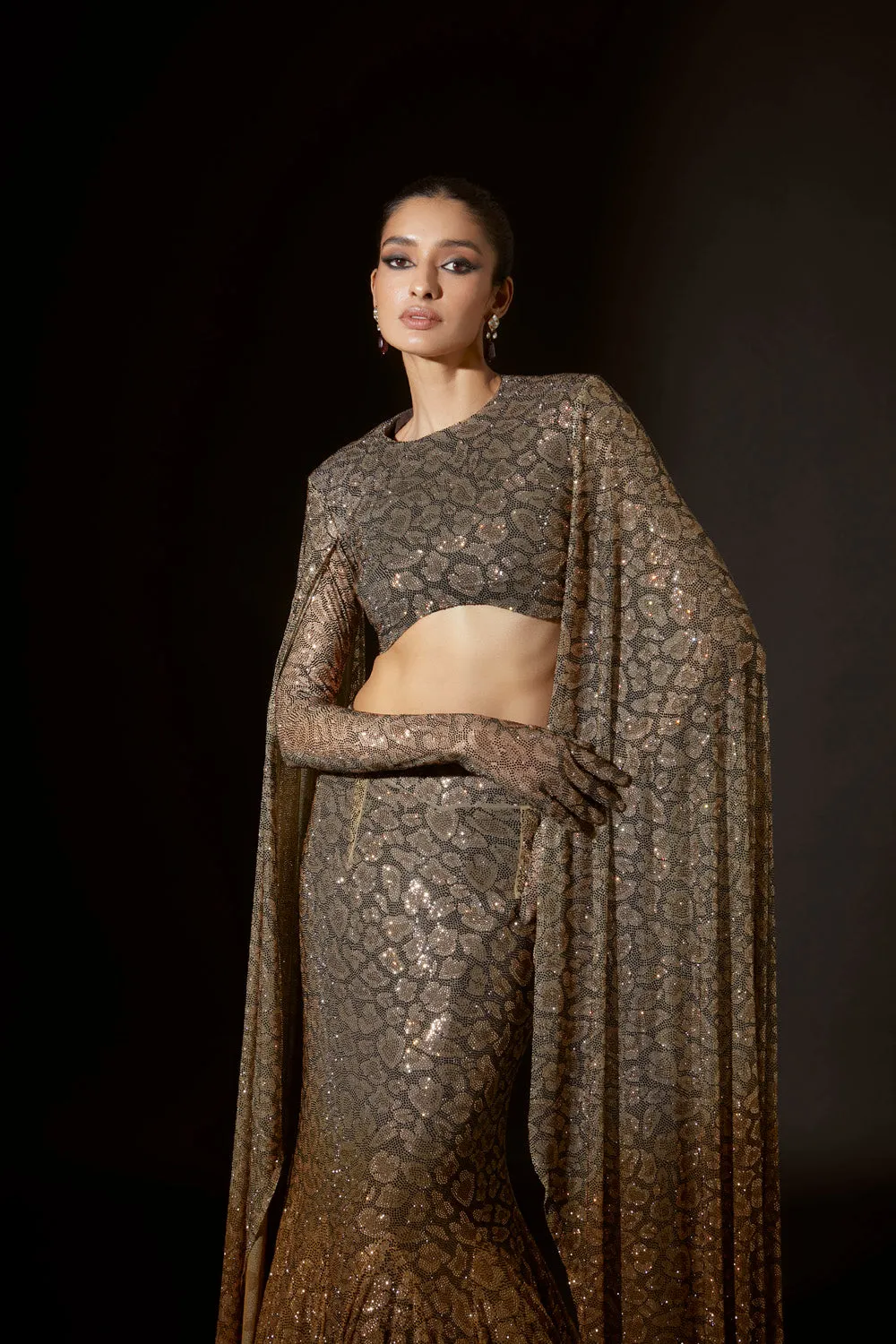Ombre Glam Lehenga Set