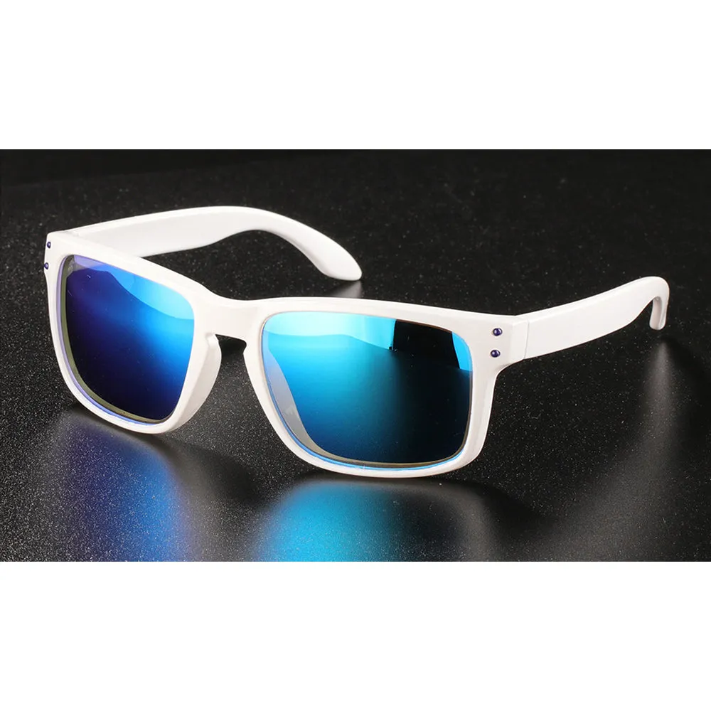 OOLVS Men's Women's Fashion Outdoor Sports Sunglasses Polycarbonate Full-rim Frame UV400 Polarized Lens Cycling Glasses OS9210A