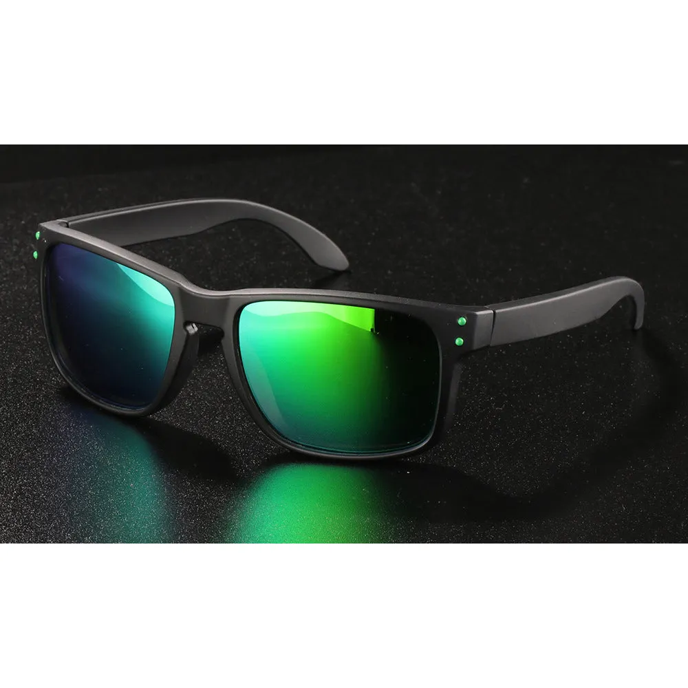 OOLVS Men's Women's Fashion Outdoor Sports Sunglasses Polycarbonate Full-rim Frame UV400 Polarized Lens Cycling Glasses OS9210A