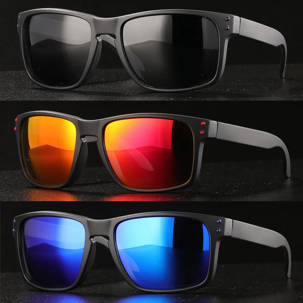 OOLVS Men's Women's Fashion Outdoor Sports Sunglasses Polycarbonate Full-rim Frame UV400 Polarized Lens Cycling Glasses OS9210A