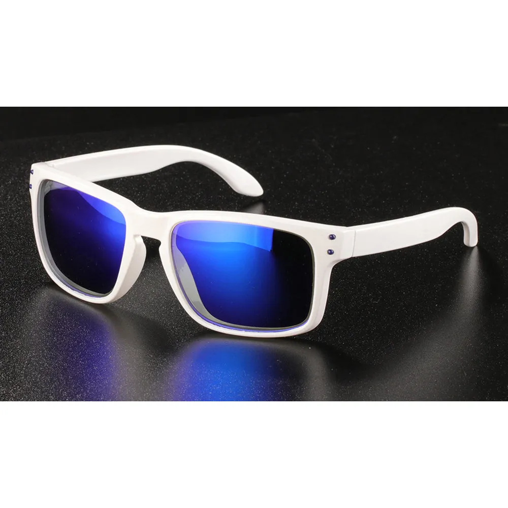 OOLVS Men's Women's Fashion Outdoor Sports Sunglasses Polycarbonate Full-rim Frame UV400 Polarized Lens Cycling Glasses OS9210A