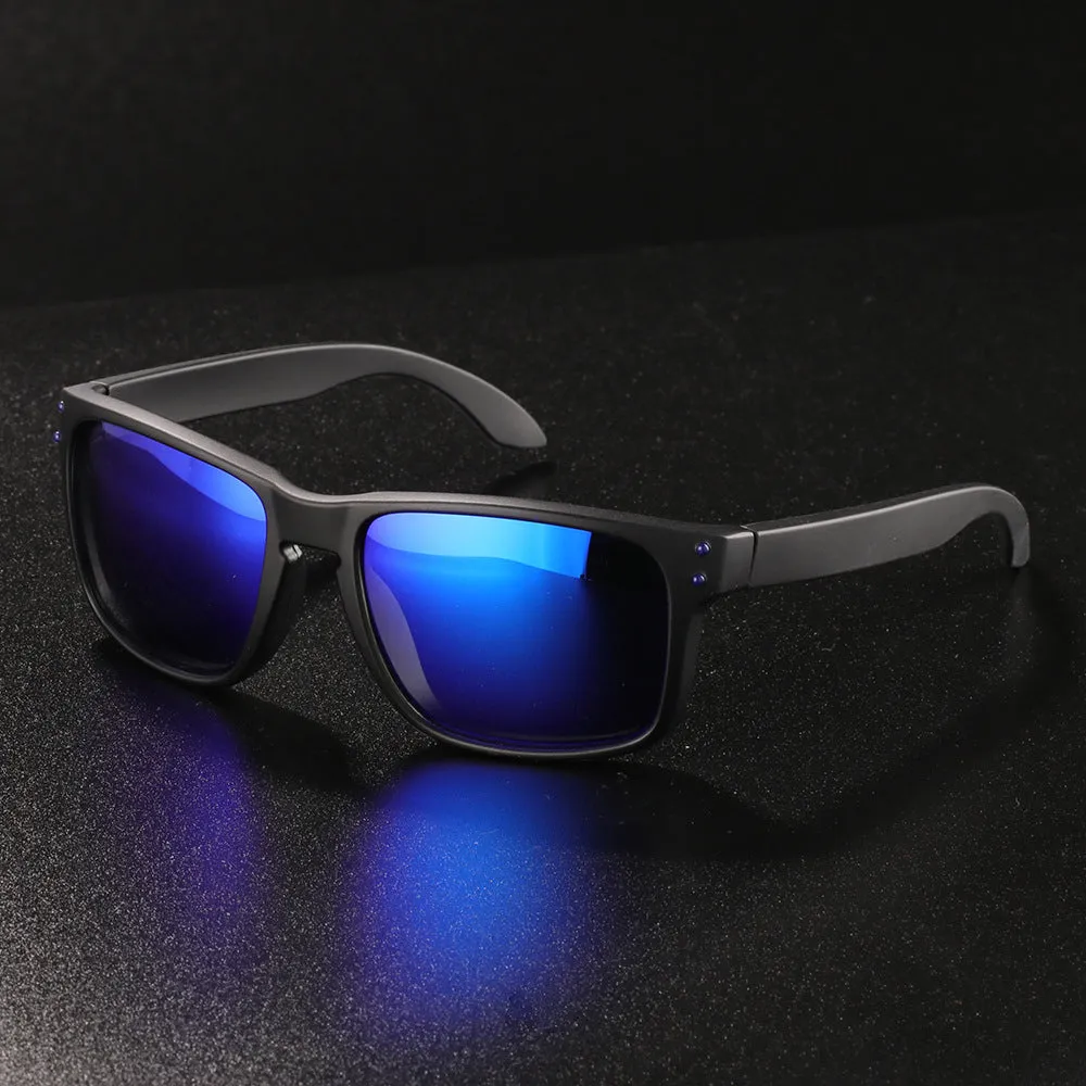 OOLVS Men's Women's Fashion Outdoor Sports Sunglasses Polycarbonate Full-rim Frame UV400 Polarized Lens Cycling Glasses OS9210A