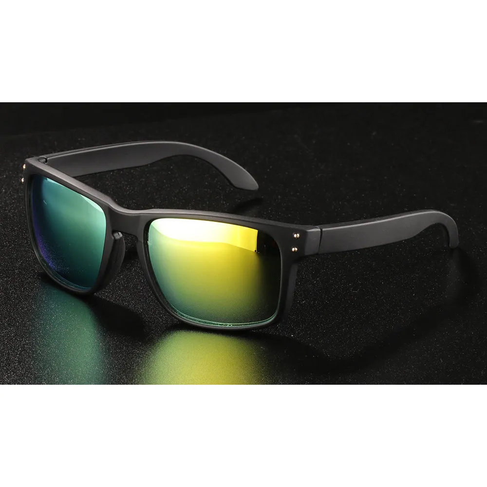 OOLVS Men's Women's Fashion Outdoor Sports Sunglasses Polycarbonate Full-rim Frame UV400 Polarized Lens Cycling Glasses OS9210A
