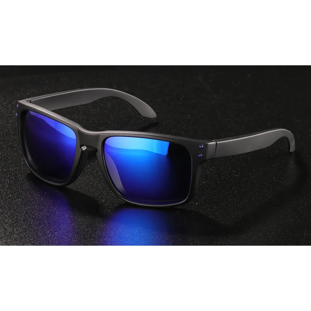 OOLVS Men's Women's Fashion Outdoor Sports Sunglasses Polycarbonate Full-rim Frame UV400 Polarized Lens Cycling Glasses OS9210A