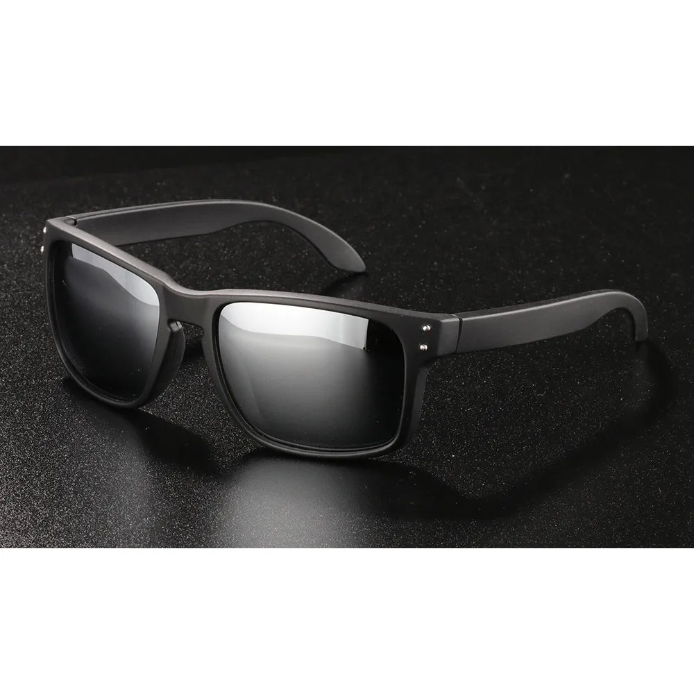 OOLVS Men's Women's Fashion Outdoor Sports Sunglasses Polycarbonate Full-rim Frame UV400 Polarized Lens Cycling Glasses OS9210A
