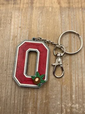 OSU Keychain Block O
