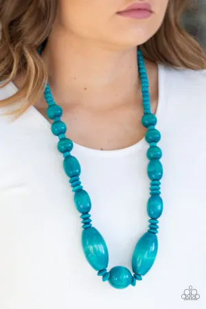 Paparazzi Summer Breezin Necklace Blue
