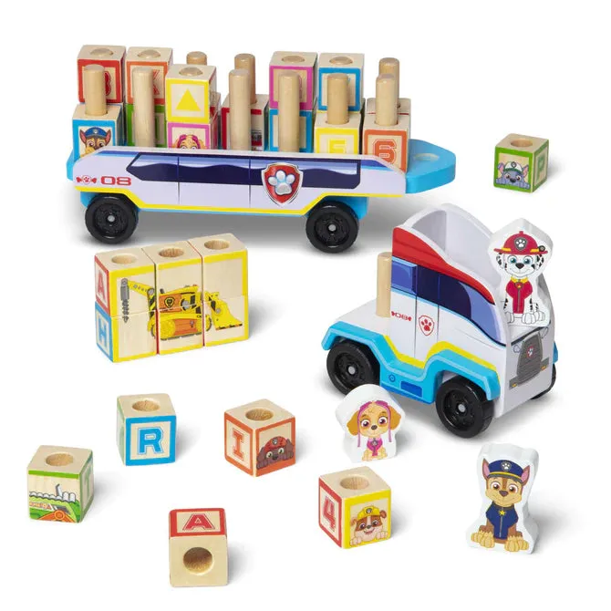 Paw Patrol Wooden ABC Block