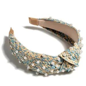 Pearl Embellished Knotted Headband