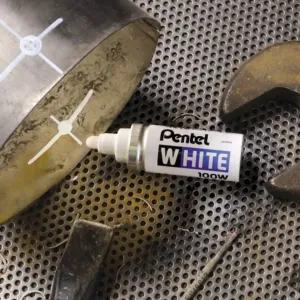 Pentel Paint Marker Bullet Tip Medium White X100W