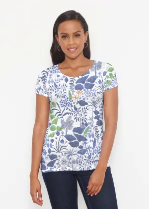Petals (8141) ~ Short Sleeve Scoop Shirt