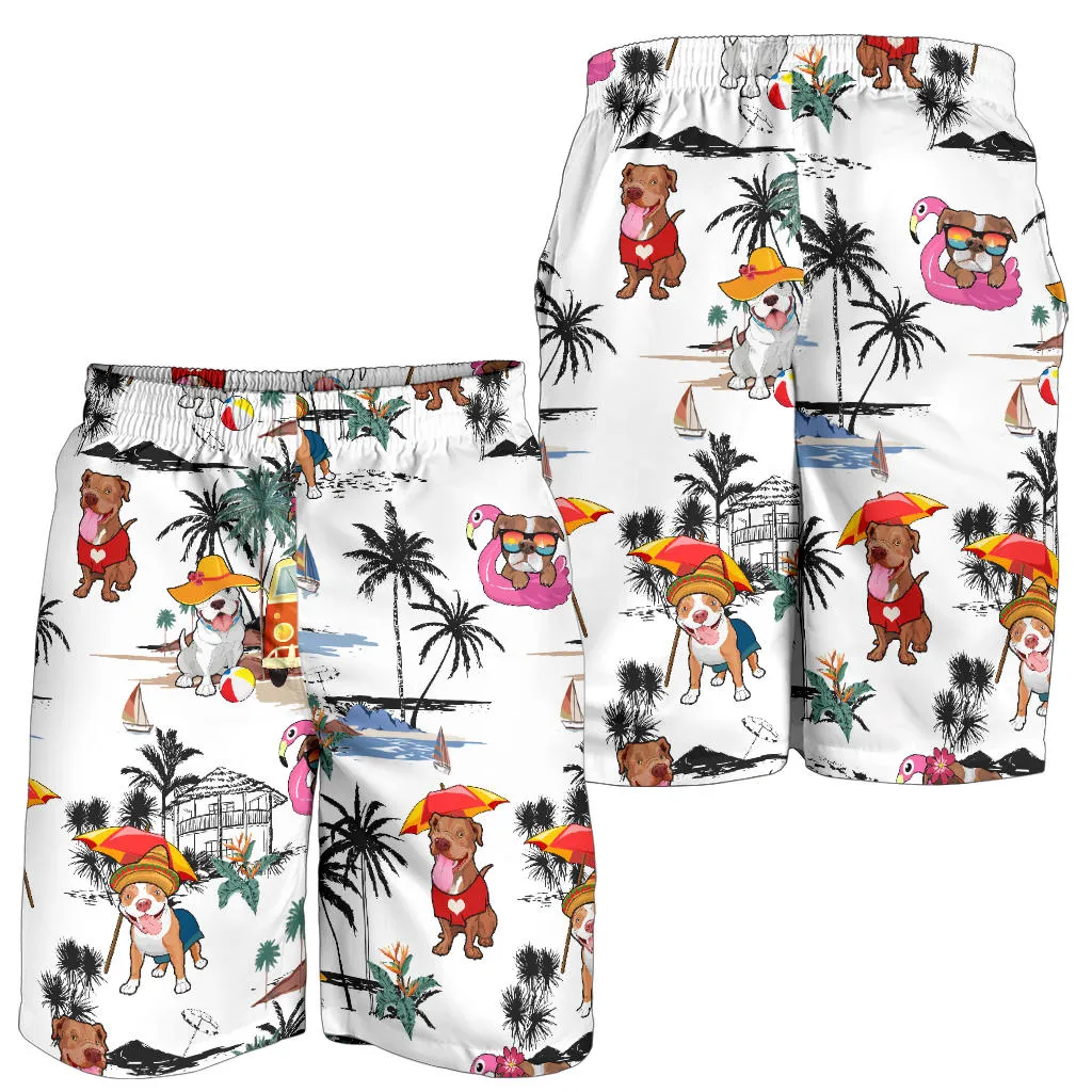 Pitbull-Summer Beach Mens Shorts