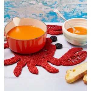 Placemat Crab in rot von The Jacksons