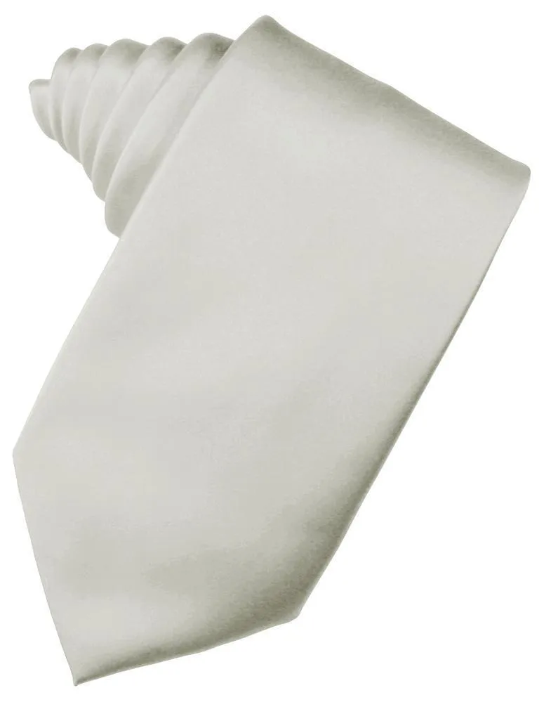 Platinum Noble Silk Necktie