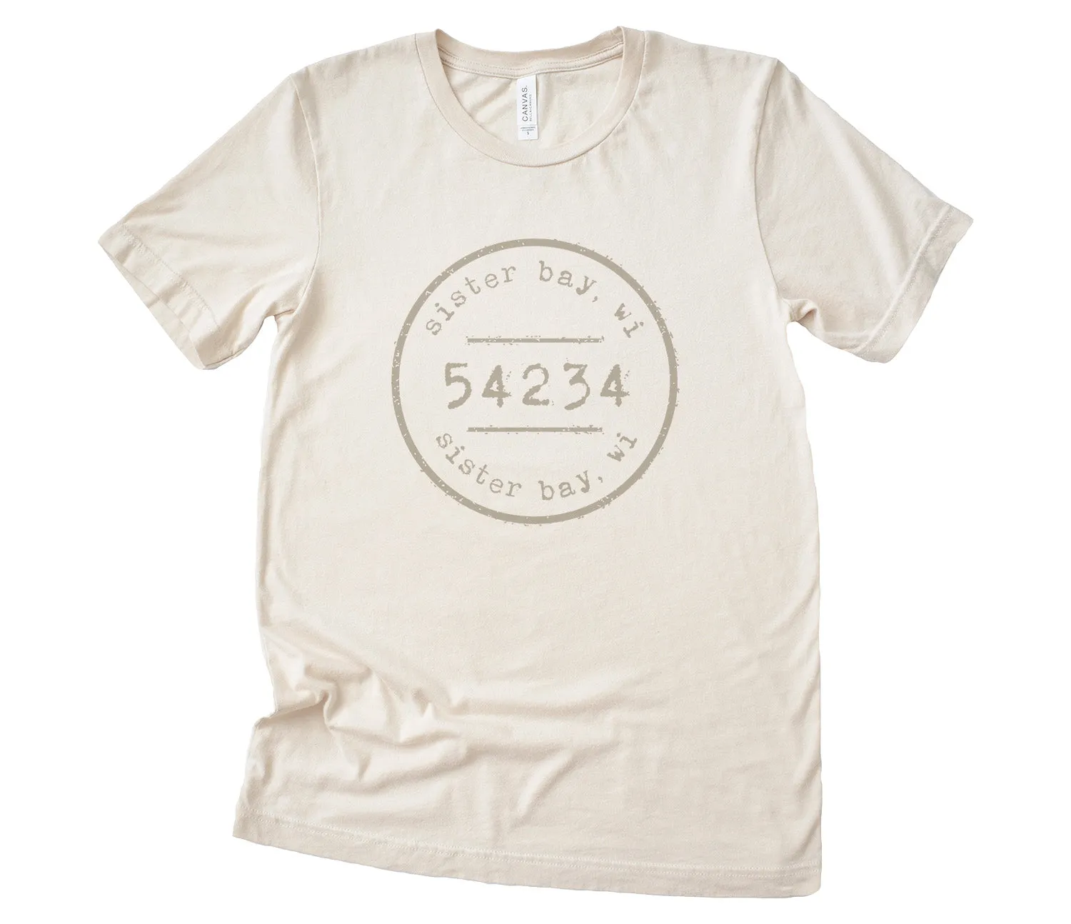 Postmark Stamp City/State/Zip Custom - Short Sleeve T-Shirt