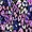 Purple Animal Print V Neck Belted Jumpsuit