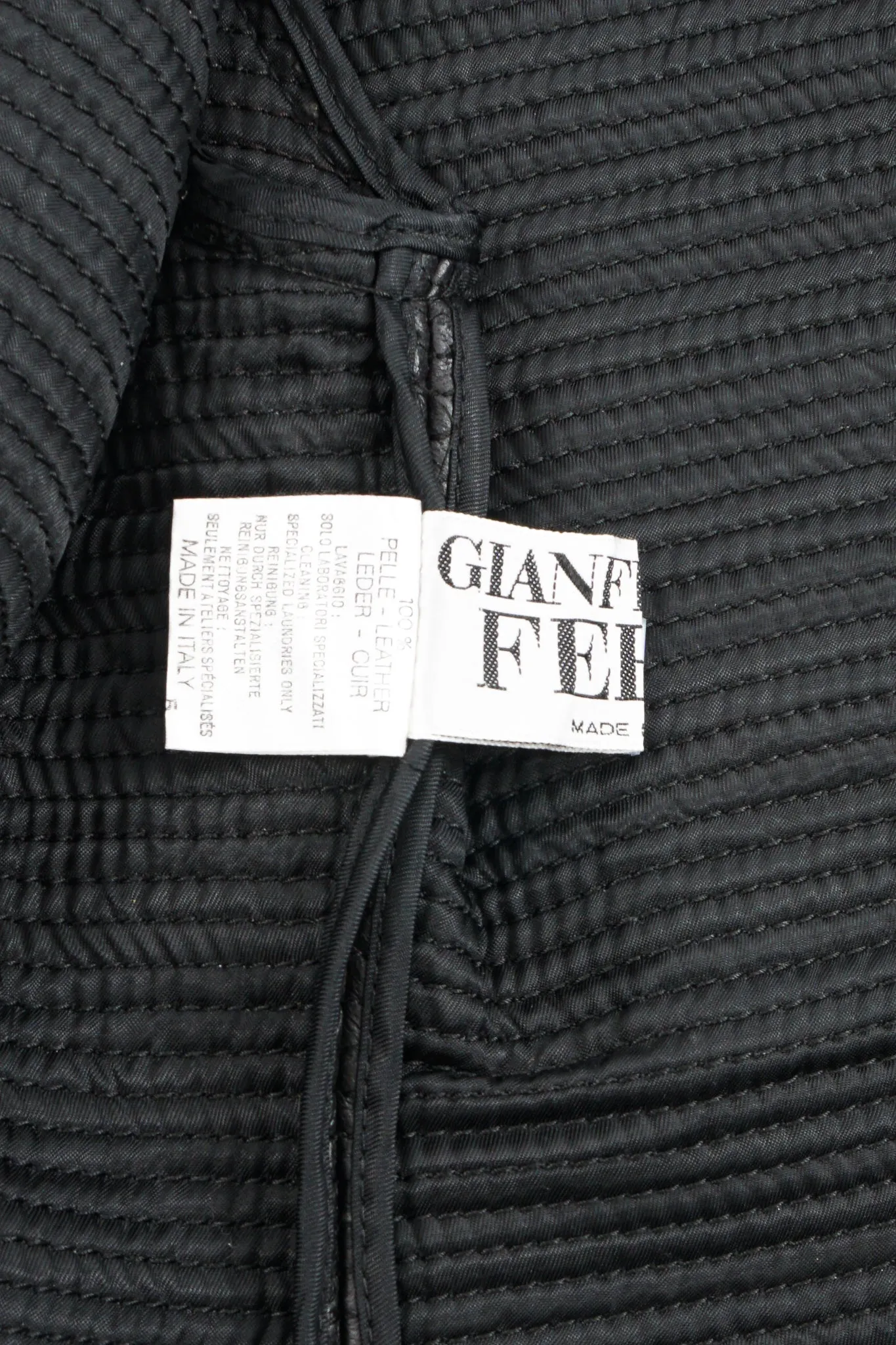Quilted Leather Lace Jacket