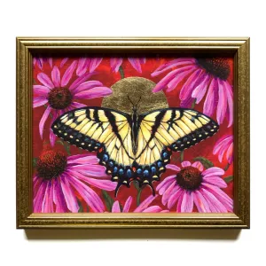 "Open" Swallowtail Butterfly Embellished Print