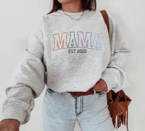 Rainbow Mama Customizable Sweatshirt