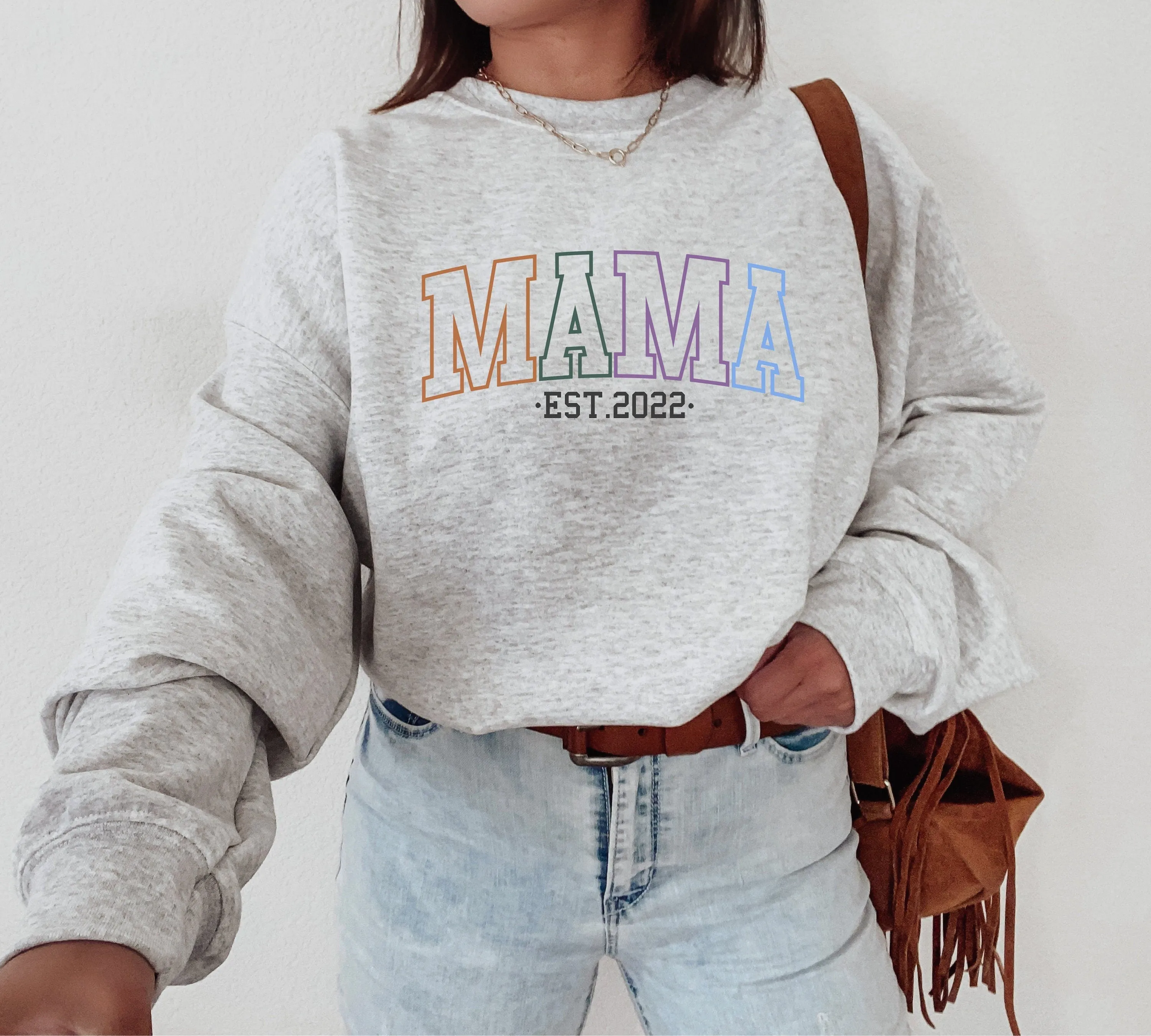 Rainbow Mama Customizable Sweatshirt
