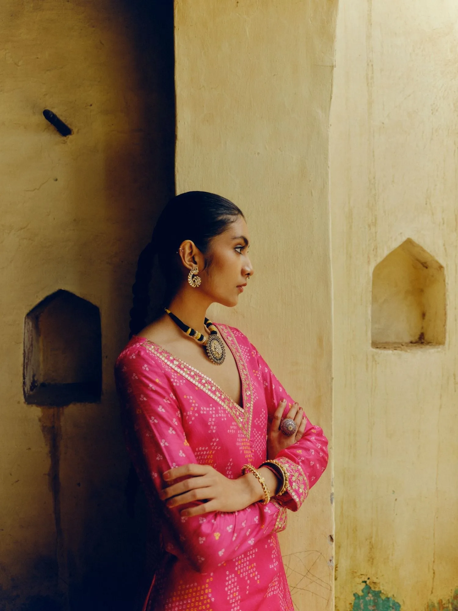 Rani pink tunic set
