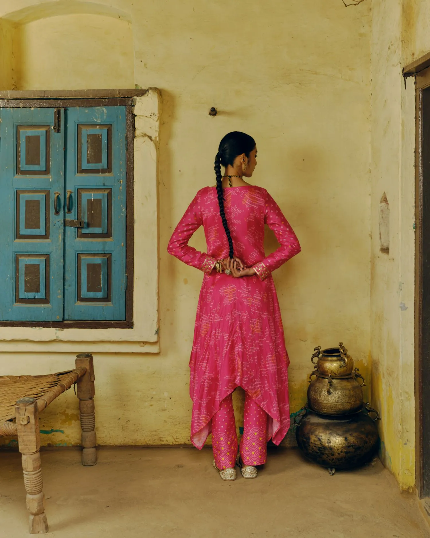 Rani pink tunic set