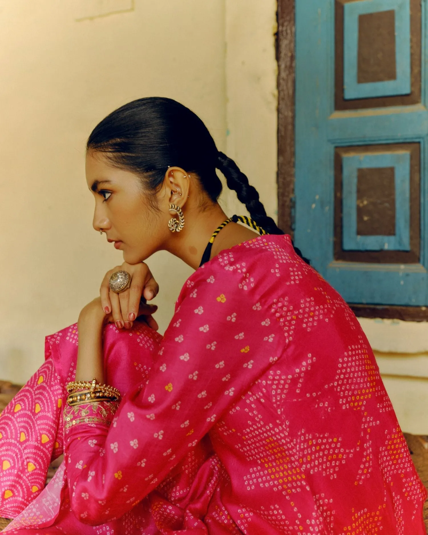 Rani pink tunic set