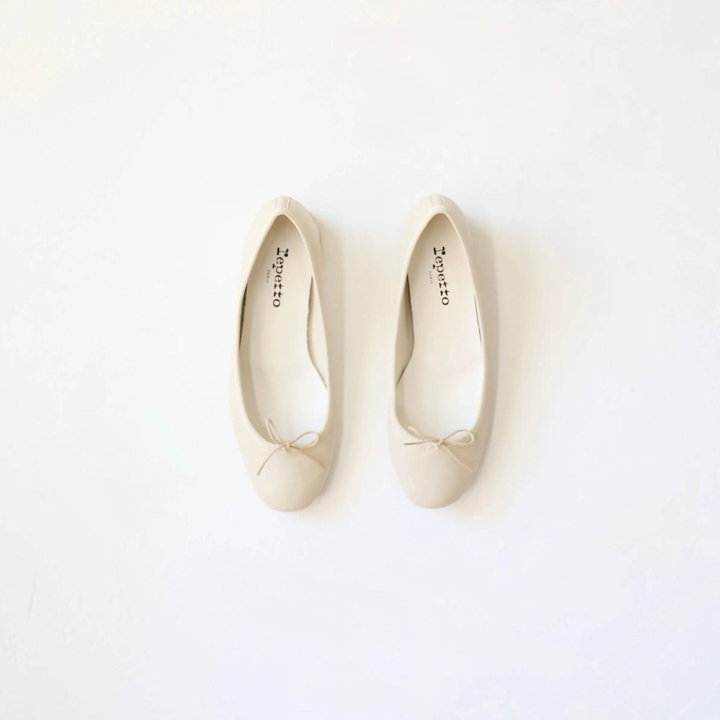 Repetto Block Heel Ballerina - Swan