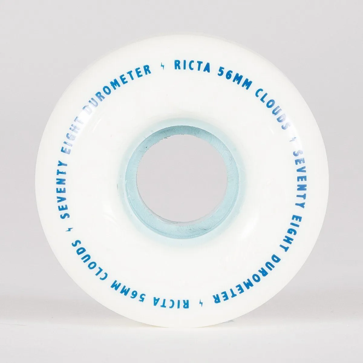 Ricta Clouds 78a Skateboard Wheels White/Blue 56mm