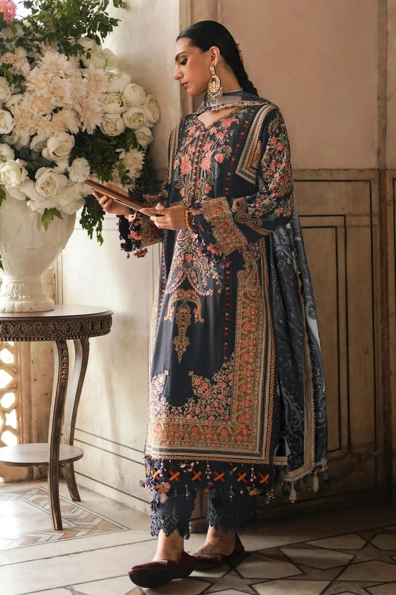 Royal Blue Heavily Embellished Pakistani Kameez Salwar Suit Dupatta