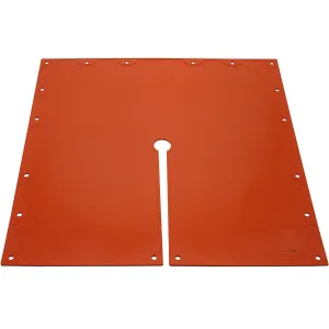 Rubber Blanket, NOVAX Class 4 36" x 36" Slotted