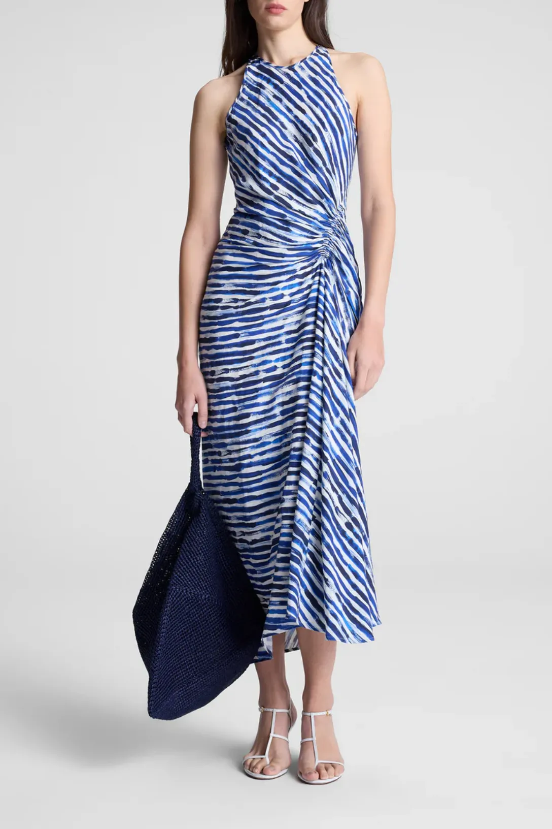 Ruby Dress | Navy Stripe