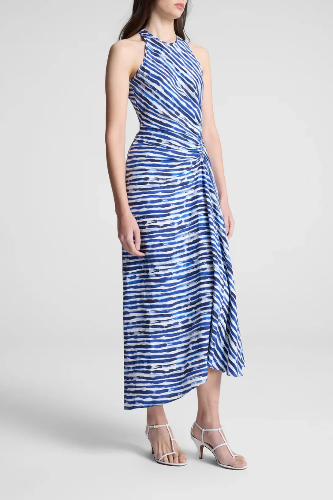 Ruby Dress | Navy Stripe