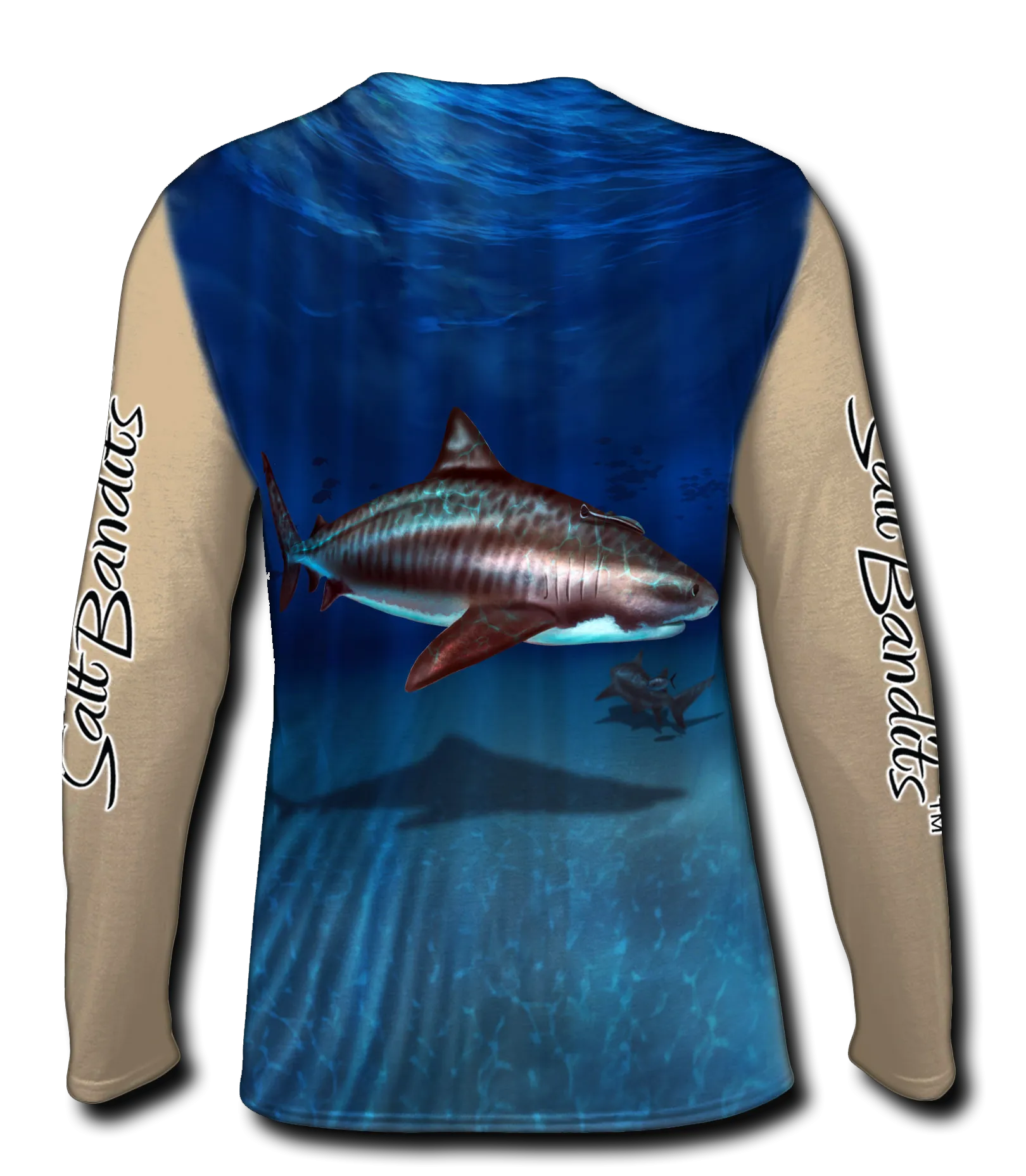 Salt Bandits™ Tiger Shark Performance Long Sleeve T-shirt