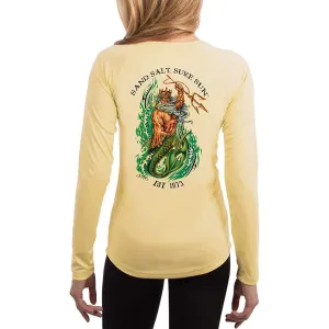 SAND.SALT.SURF.SUN. Neptune Women's UPF 50  UV Sun Protection Performance Long Sleeve T-Shirt