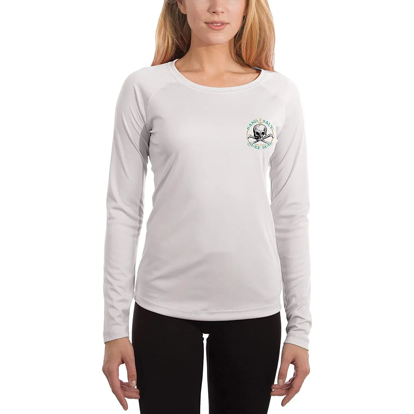 SAND.SALT.SURF.SUN. Neptune Women's UPF 50  UV Sun Protection Performance Long Sleeve T-Shirt