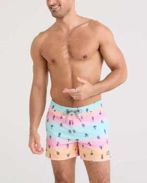 Saxx Mens Oh Buoy Volley 5" Swim Short - Summer Ombre-Multi