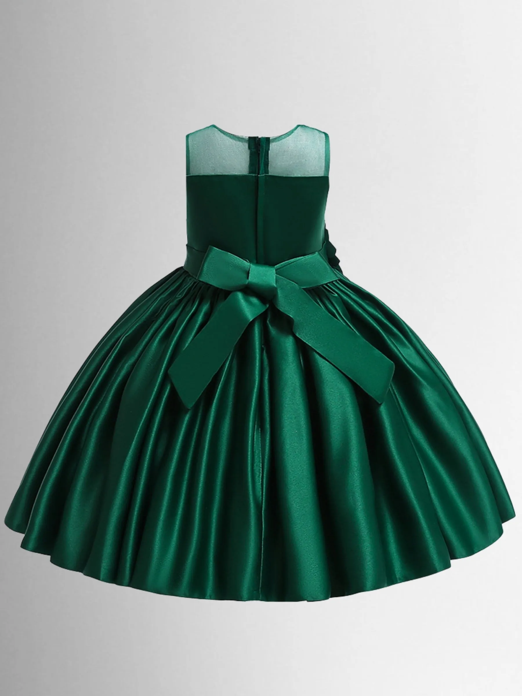 Silk Rosebud Princess Holiday Dress