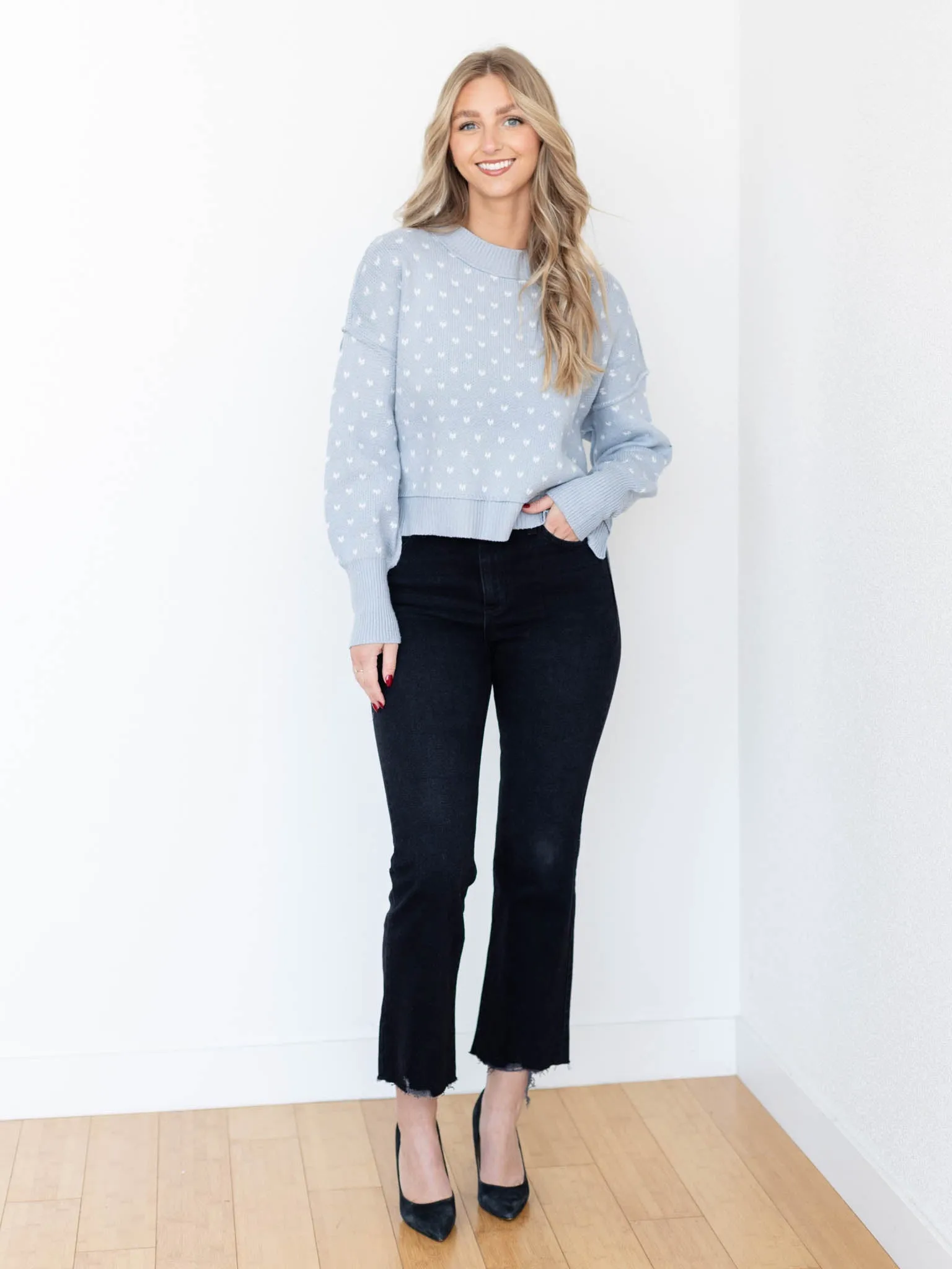 Snowflake Printed Sweater