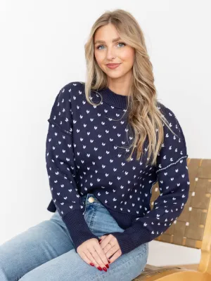 Snowflake Printed Sweater