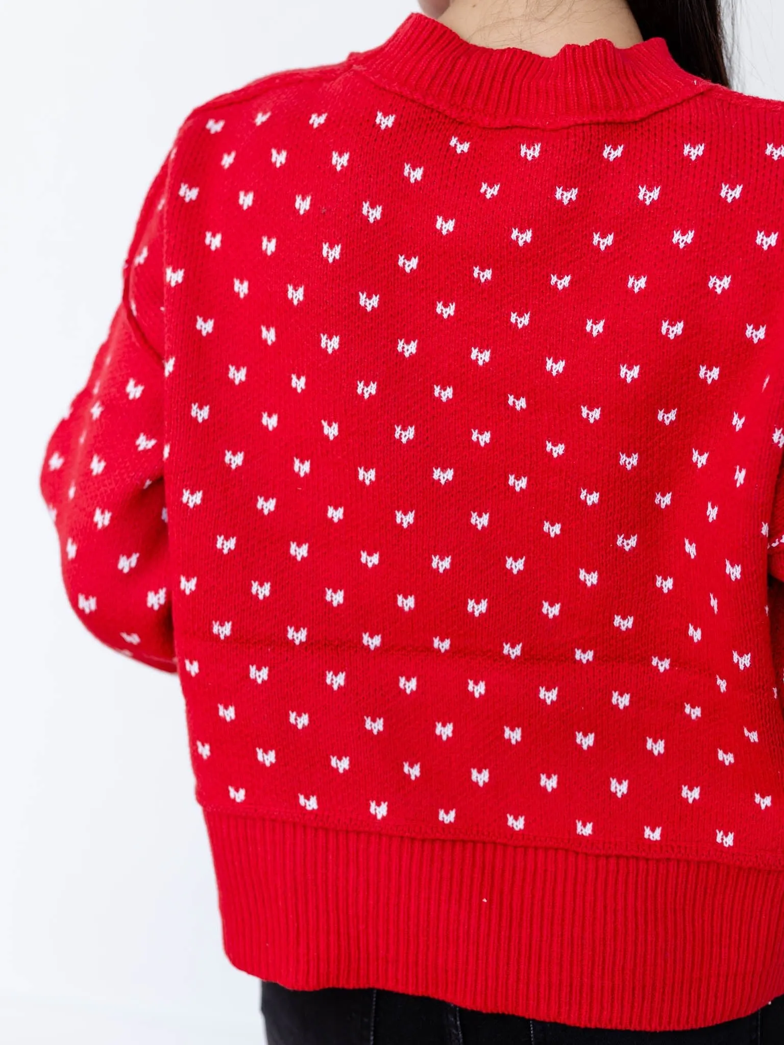 Snowflake Printed Sweater