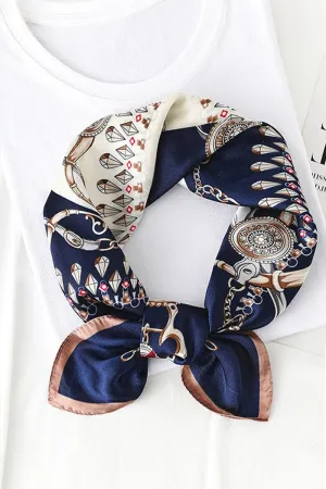 Square Printed Scarfs-Multi
